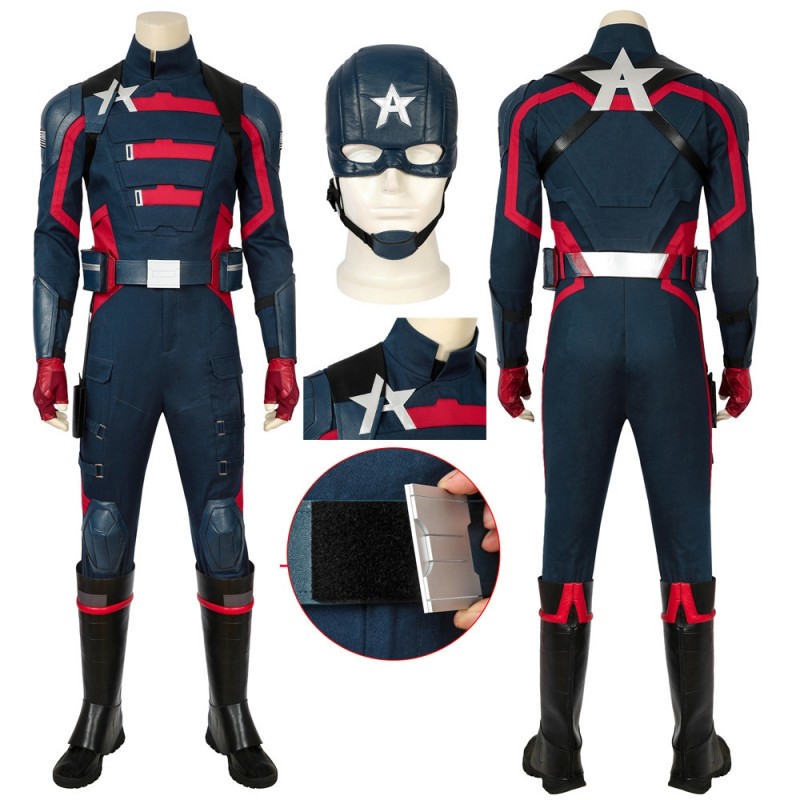 Captain America U.S. Agent Cosplay Costume The Falcon And The Winter Soldier Suit - CosSuits